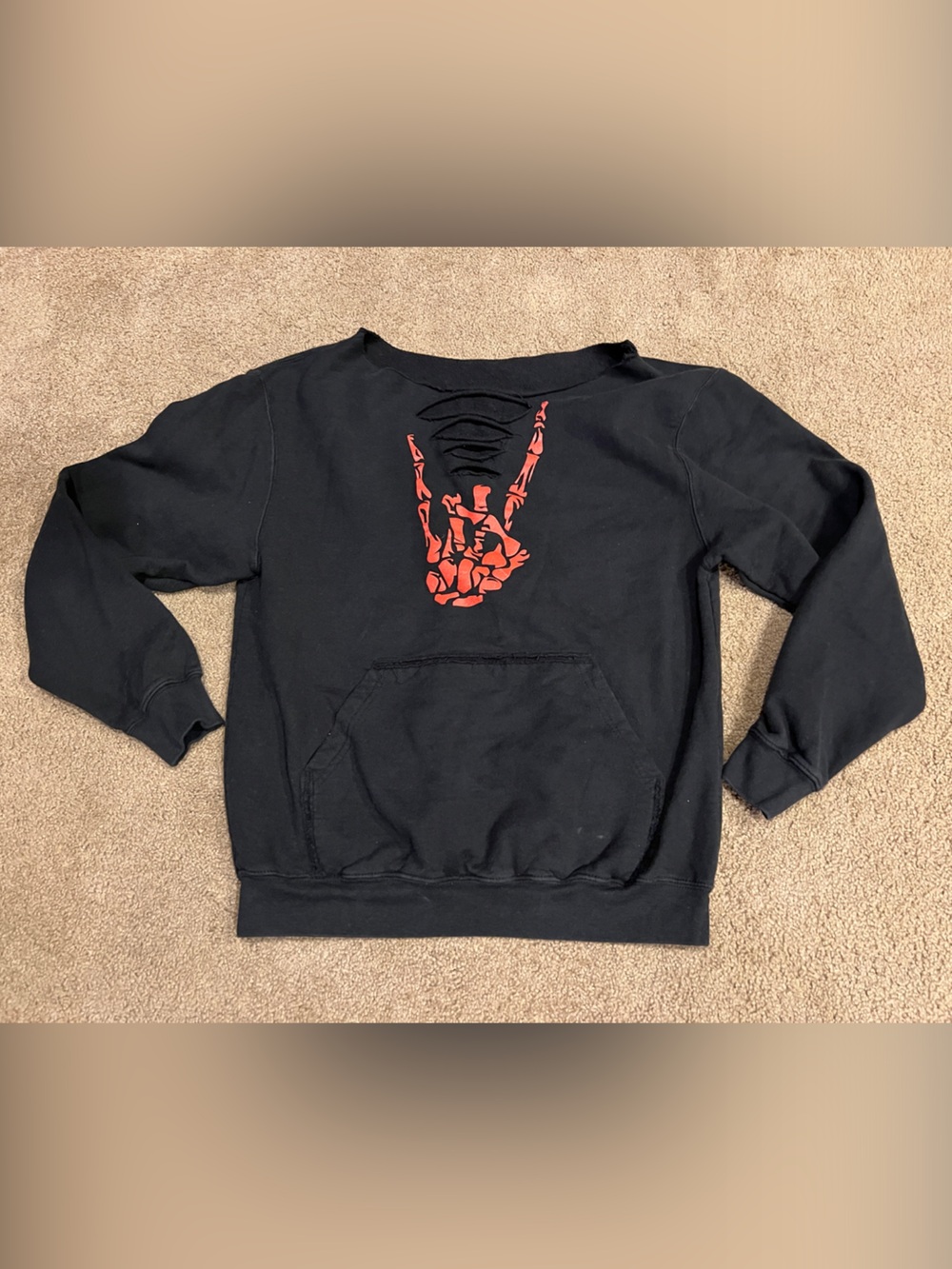 The Drive Clothing cold shoulder sweatshirt